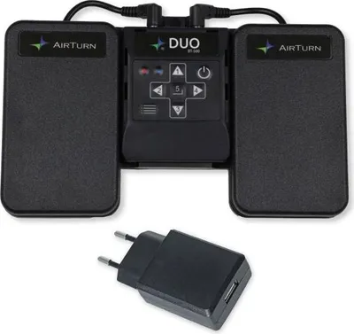 Image de Pédale Bluetooth Airturn Duo 500 avec adaptateur secteur