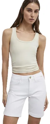 Produktbild von Mavi Damen Strap Basic Tanktop Top, Seed Pearl, L