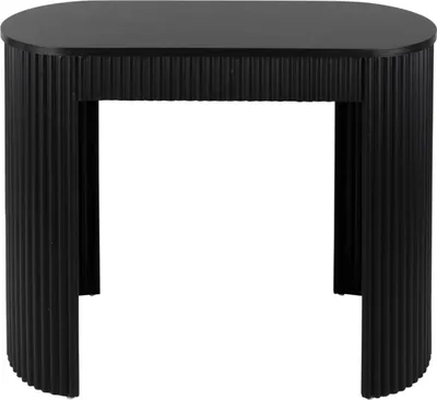 Produktbild von Leitmotiv - Konsolentisch Estriado - Schwarz - 100x40x76.5cm