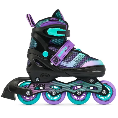 Produktbild von Inlineskates Inliner Raven Drill Violet/Mint 30-33 verstellbar