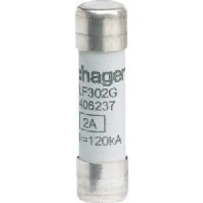 Produktbild von Hager Sicherungseinsatz 10x38mm LF302G gG 2A