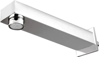 Produktbild von Quadrat-badewannenauslauf - 176 mm Chrom