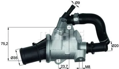 Produktbild von MAHLE Thermostat Kühlmittel 88°C für ALFA ROMEO 156 (932) 156 Sportwagon (932) 166 (936)