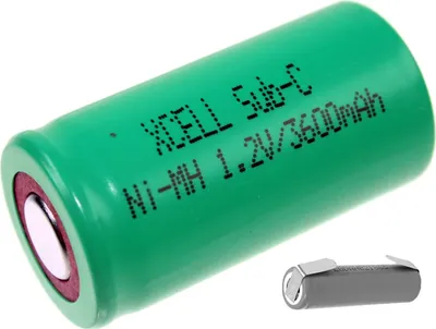 Produktbild von XCell Akku Sub-C 1,2V / 3600mAh NiMh X3600SCR Hochstrom Lötfahne U