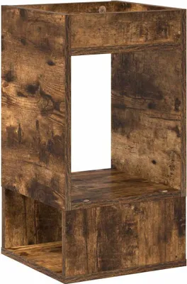 Immagine prodotto di vidaXL Tavolino laterale in legno effetto noce, 30 x 30 x 56 cm