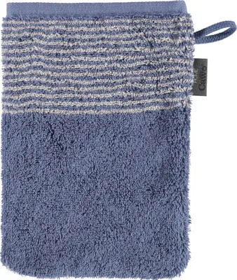Produktbild von Cawö Waschhandschuh Two-Tone 590 nachtblau
