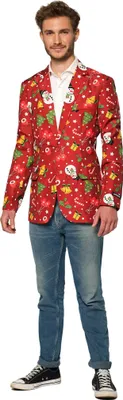 Produktbild von SuitMeister Red Icon LED Jackett - für Karneval Größe: XL