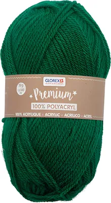 Produktbild von Wolle Strickgarn Grün - 100 %.Polyacryl, 50g 140m - waschbar bis 30°C