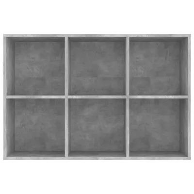 Obrázek produktu pro vidaXL Regál/deska na knihy betonová šedá 66x30x97,8 cm materiál na bázi dřeva - Regály a knihovny