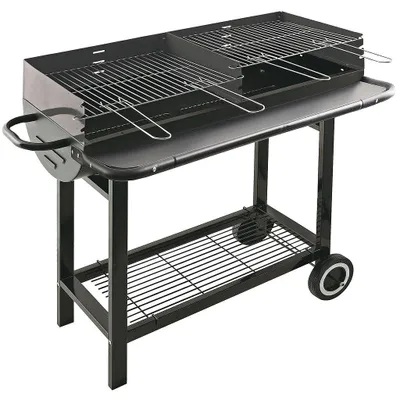 Image de Colorado - Barbecue au charbon de bois ou au bois avec double grille 41X27 cm