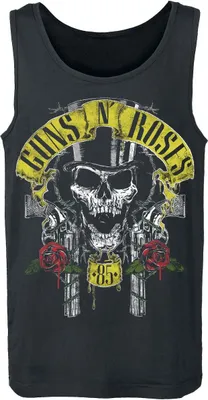 Produktbild von Guns N' Roses Tank-Top Herren Top Hat schwarz Band-Merch, Bands 100% Baumwolle S