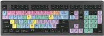 Immagine prodotto di Logickeyboard LKB-FCPX10-A2M-IT - Dimensioni complete (100%) - USB - Interruttore a chiave a forbice - QWERTZ - Nero