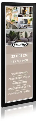 Produktbild von Poster-Rahmen 33 x 95cm schwarz - Rahmen