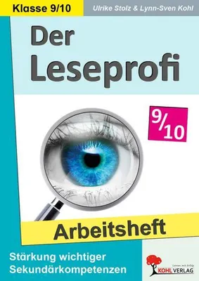 Obrázok produktu pre Der Leseprofi / Arbeitsheft - Fit durch Lesetraining / Klasse 9-10