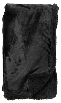 Produktbild von Dutch Decor Wohndecke Teddyfleece Stanley 150x200 cm Schwarz