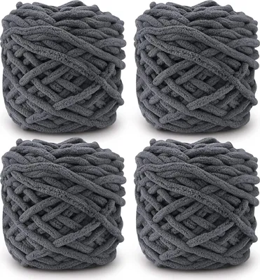 Produktbild von Mehrfarbige Strickgarne zum Häkeln und Stricken - Weiches und grobes Garn für kreatives Basteln, ideal für Kleidung und Accessoires