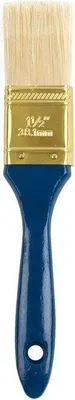 Produktbild von Flachpinsel synthetisch Holzgriff 37,5 mm Farbpinsel Malerpinsel Streichpinsel