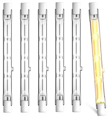 Produktbild von Halogeen-Lampe 118mm 120W 230V Warmweiß 360° Dimmbar 6er-Pack
