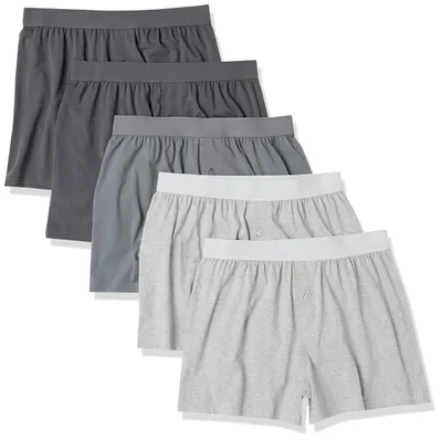 Obrázek produktu pro A. Pánské boxerky Essentials, spodní prádlo z bavlněného úpletu (dostupné v různých barvách)
