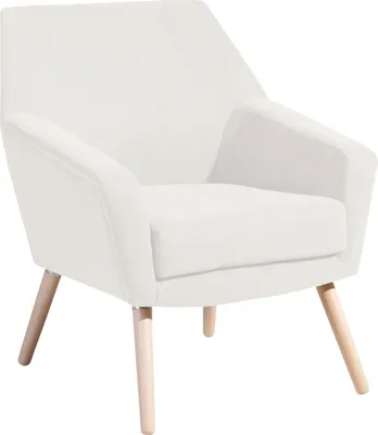 Produktbild von Max Winzer Sessel Alegro - Velourstoff creme - Maße: 67 x 71 x 81 cm