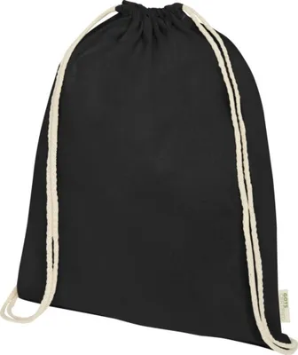 Produktbild von Bullet - Turnbeutel "Orissa", Baumwolle PF3806 (Einheitsgröße) (Schwarz)
