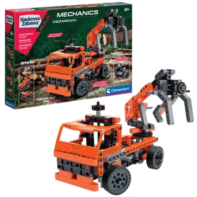 Zdjęcie produktu dla Naukowe zabawne mechaniczne ciężarówki laboratoryjne Clementoni 60992
