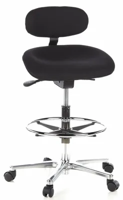 Produktbild von hjh OFFICE Counterstuhl WORK MF Arbeitsstuhl ohne Armlehnen Stoff