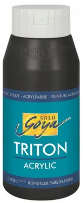 Obrázok produktu pre KREUL 17009, Čierna, Akrylová farba, Tekuté, 750 ml, 1 kusov