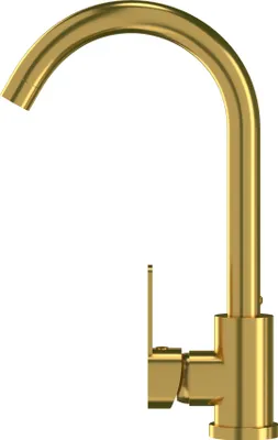 Produktbild von Granitan | PRESTIGE - Küchenarmatur - 360° schwenkbar - Gold - Keramikkopf