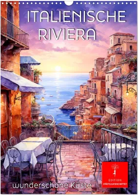 Produktbild von Italienische Riviera - wunderschöne Küste (Wandkalender 2025 DIN A3 hoch), CALVENDO Monatskalender