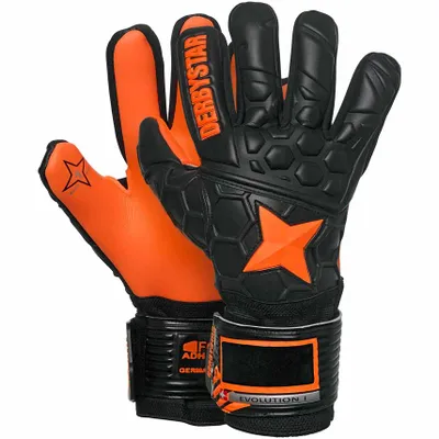 Produktbild von DERBYSTAR Evolution Torwarthandschuhe schwarz/orange 8.5