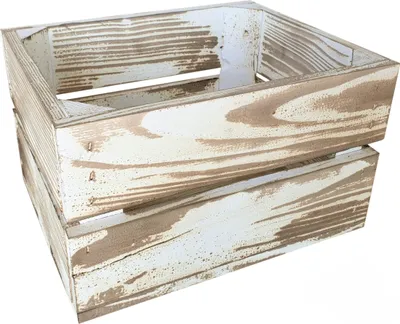 Produktbild von Lermowood Holzkisten 25 x 20 x 15cm Vintage Dekokisten aus Holz Holzkiste Regalkiste Weinkiste