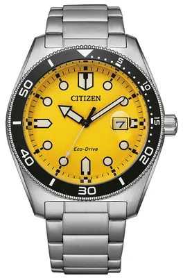 Immagine prodotto di Citizen AW1760-81Z Orologio da uomo Eco-Drive Acciaio solare/Giallo