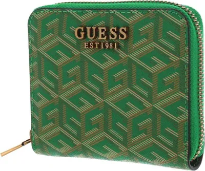 Obrázek produktu pro Guess Dámská peněženka Small G Cube s logem, zelená
