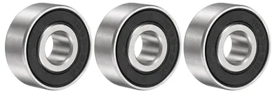 Kugellager 1603-2RS 8x22x8,5 mm, 3 Stück, doppelt abgedichtet