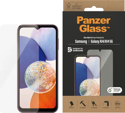 Immagine prodotto di PanzerGlass ® Screen Protector Samsung Galaxy A14 | A14 5G | Ultra-Wide Fit