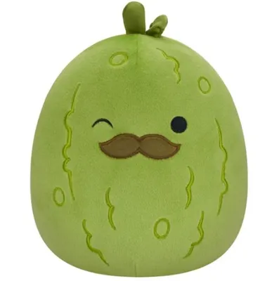 Immagine prodotto di Squishmallow Charles die Gewürzgurke Grün mit Bart Stofftier 19cm Plüschtier Neu