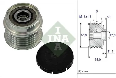 Immagine prodotto di Puleggia alternatore INA 535 0005 10