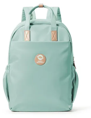 Productafbeelding van Rugzak voor meisjes en jongens, waterdicht, met laptopvak, 42x29x14 cm, lichtgroen