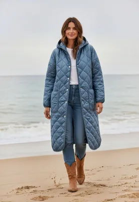 Produktbild von salzhaut Damen Steppmantel HUSNA XXL