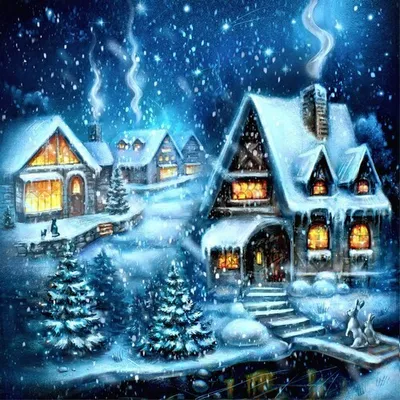 Immagine prodotto di 20 tovaglioli Dreamy Winter Village - Incantevole villaggio invernale 33x33 cm