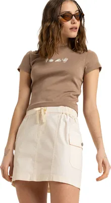 Produktbild von Roxy Surfing Horizon Kurzer Rock Beige L Frau Beige L