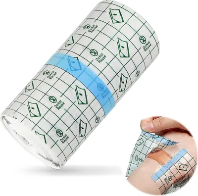 Produktbild von Pu-Folie, weiß, schneidbar, transparentes Klebeband, wasserfest, Duschpflaster, Akupunkturpunkt, fester Aufkleber, Tattoo-Schutzfolie, Verband, 10 M