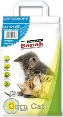 Produktbild von Super Benek Corn Cat natürliches Katzenstreu mit Maisgeruch 25 L