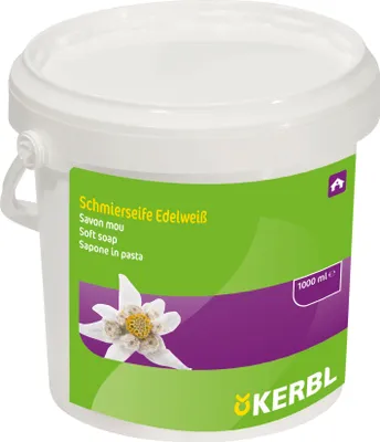 Produktbild von Kerbl Schmierseife Edelweiß Inh. 1000 ml, Universell einsetzbar, phosphatfrei