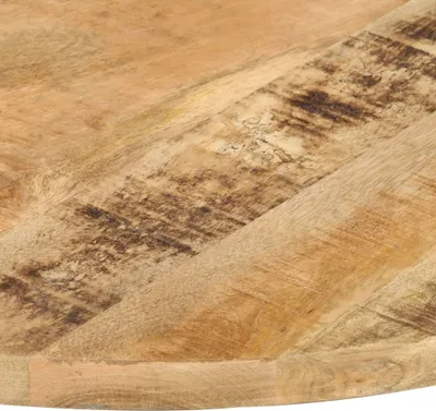Produktbild von vidaXL Tischplatte Massivholz Mango Rund 25-27 mm 80 cm
