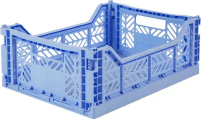 Produktbild von Aykasa Faltbox Klappbox BABY BLUE hellblau midi