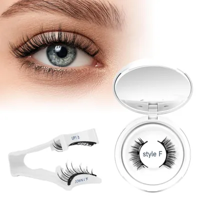 Produktbild von Magnetische Wimpern mit Applikator, natürlicher Look, kein Kleber, Set-F