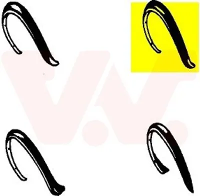 Produktbild von VAN WEZEL Radlauf Verbreiterung Kotflügel für VW GOLF II (19E, 1G1) Jetta II (19E, 1G2, 165)