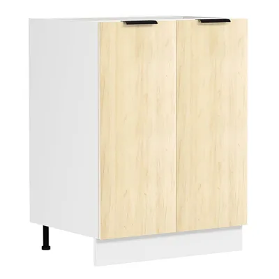 Image de Meuble de cuisine | Dimensions env. H. 82 x W. 60 x. T. 46 cm | Cabinet avec deux portes | Mobilier de cuisine - Fasola